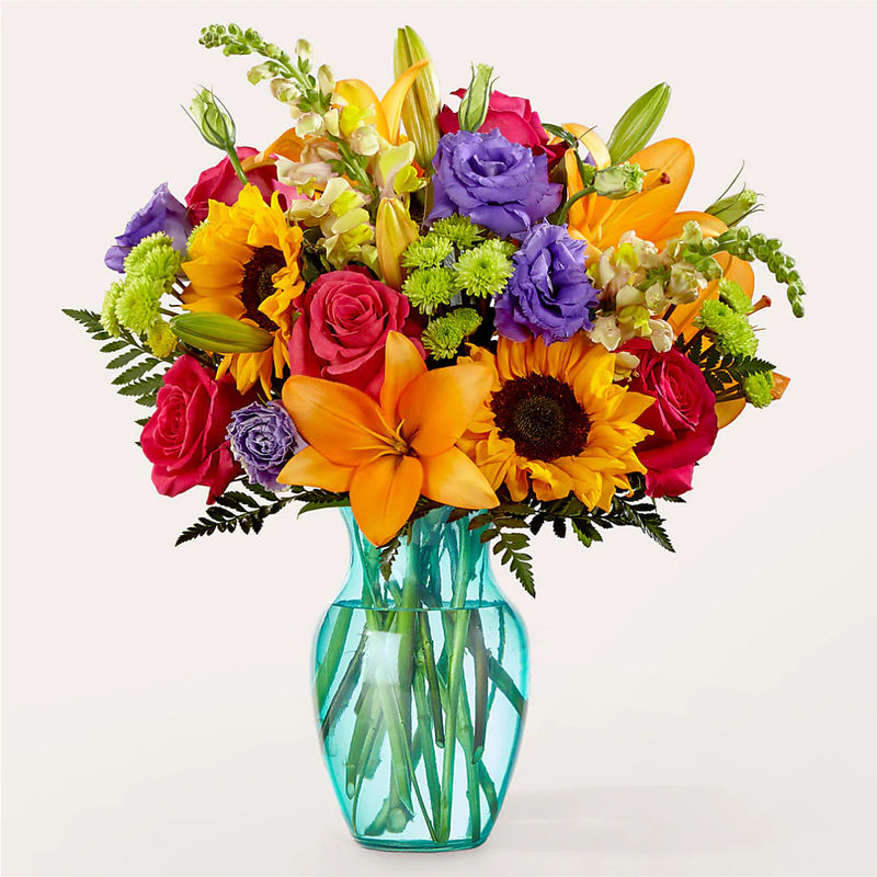 Double Rainbow Bouquet - Style:Premium