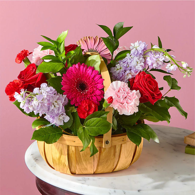 Pink Picnic Basket - Style:Deluxe