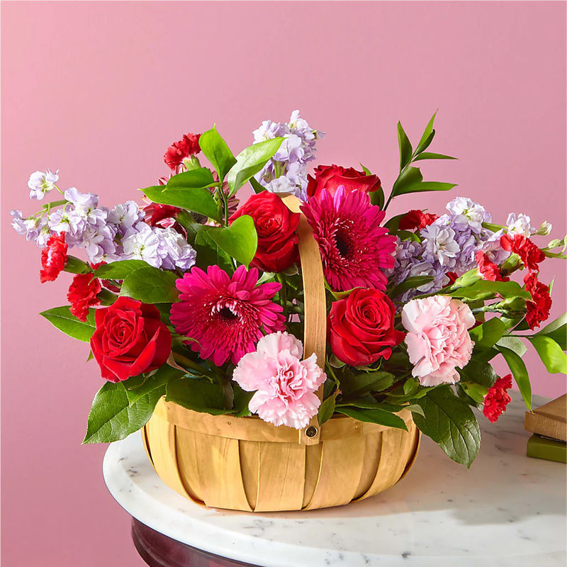 Pink Picnic Basket - Style:Premium