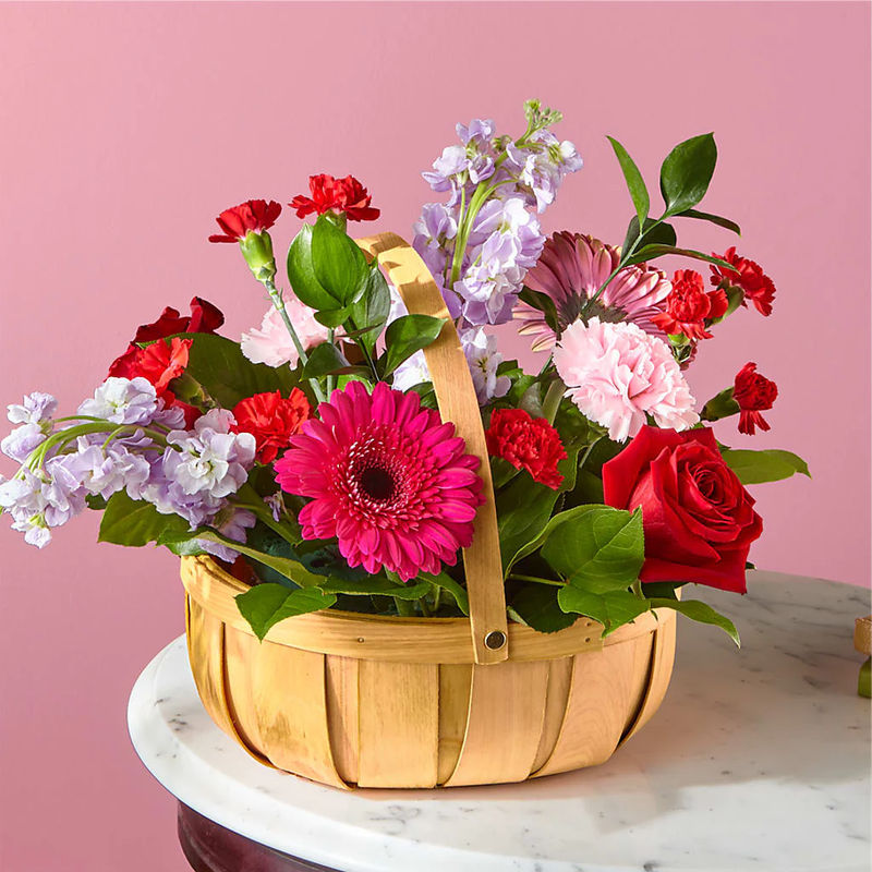 Pink Picnic Basket - Style:Standard