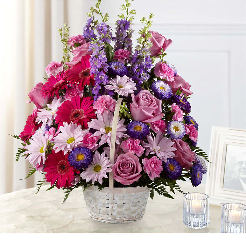 Pastel Peace Basket - Style:Premium