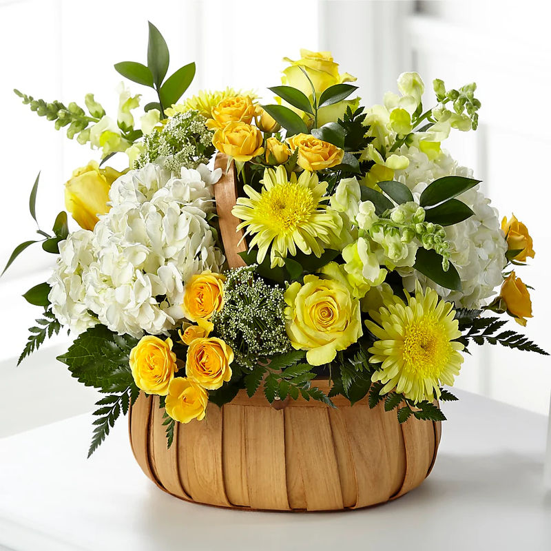 Rustic Remembrance Basket - Style:Deluxe
