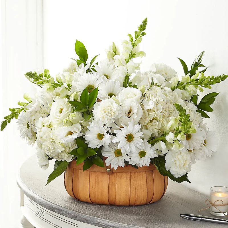Pure Ivory Basket - Style:Premium