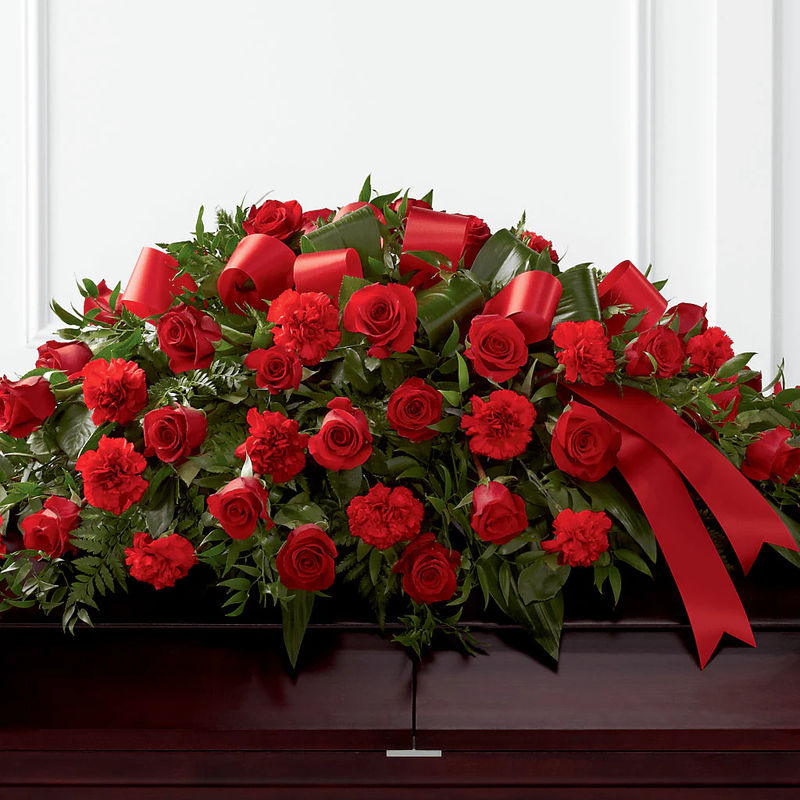 Tribute of Life Casket Spray - Style:STANDARD