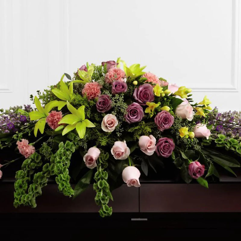 Forever Beloved Casket Spray - Style:Premium