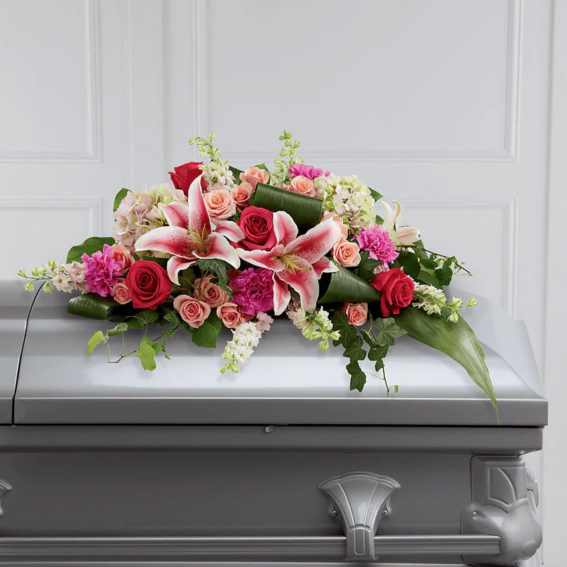 Splendid Grace Casket Spray - Style:Standard