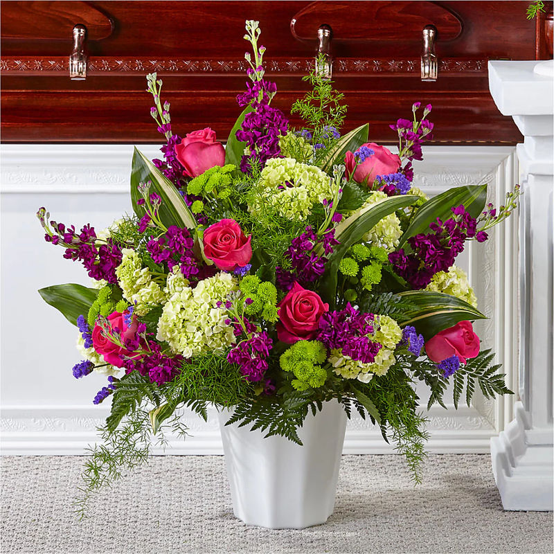 Beautiful Horizons Floor Basket - Style:Deluxe