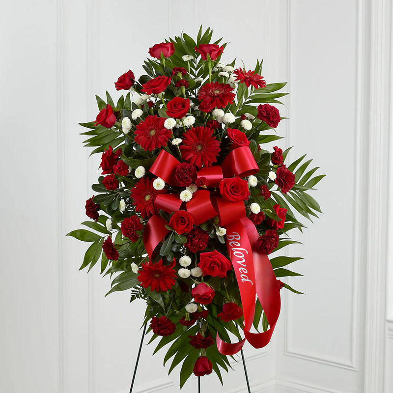 Treasured Memories Standing Spray - Style:Deluxe