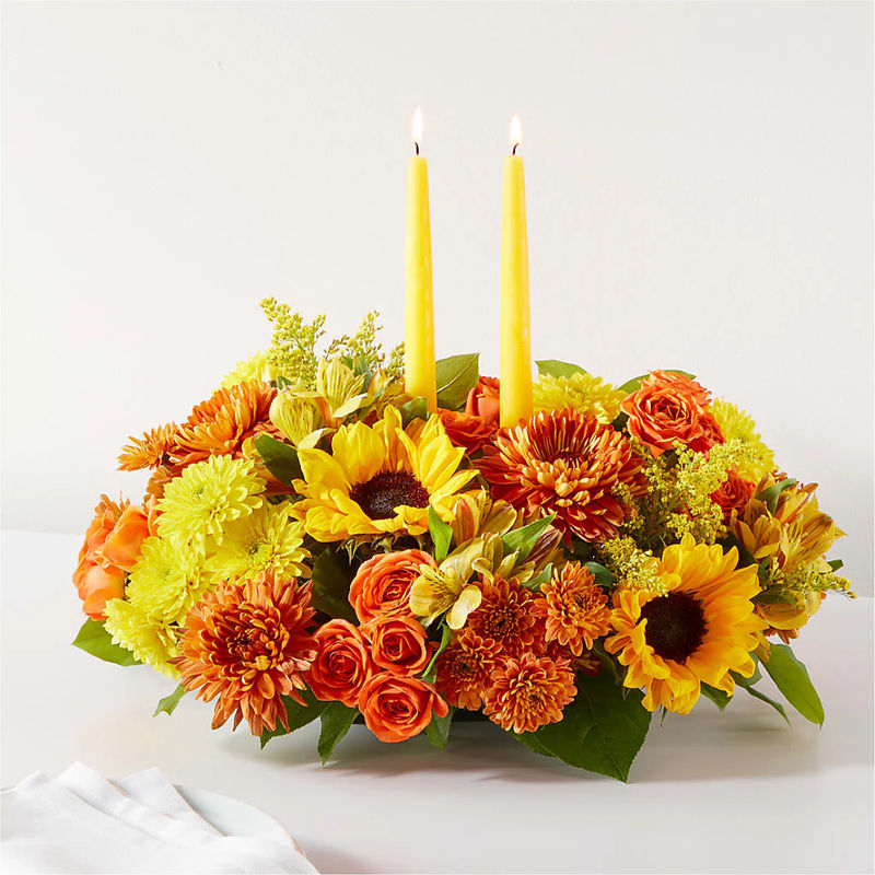 Autumn Harmony Centerpiece - Style:Deluxe
