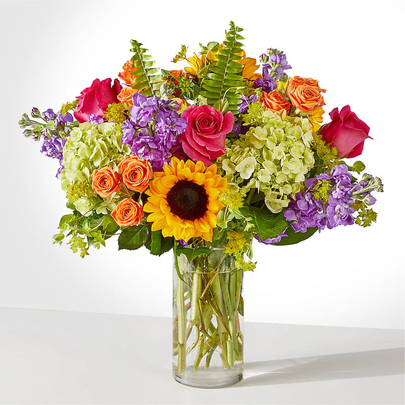 Vibrant Greetings Bouquet - Style:Premium