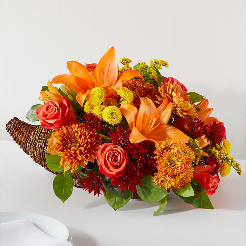 Bouquet of Blessings Cornucopia - Style:Premium