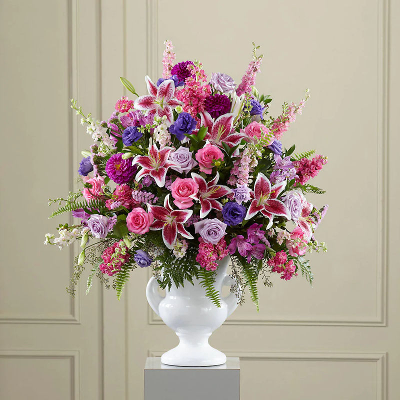Peaceful Tribute Arrangement - Style:Standard