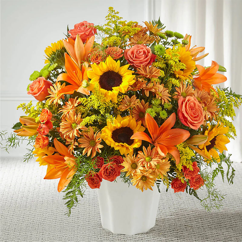 Harvest Thoughts Floor Basket - Style:Standard