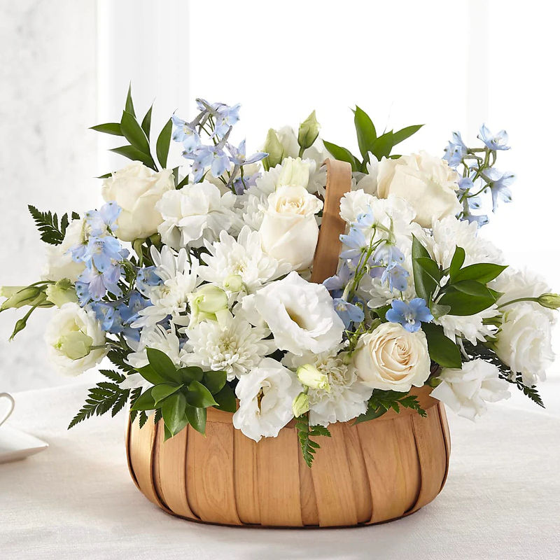 Sincerely Heartfelt Basket - Style:Deluxe