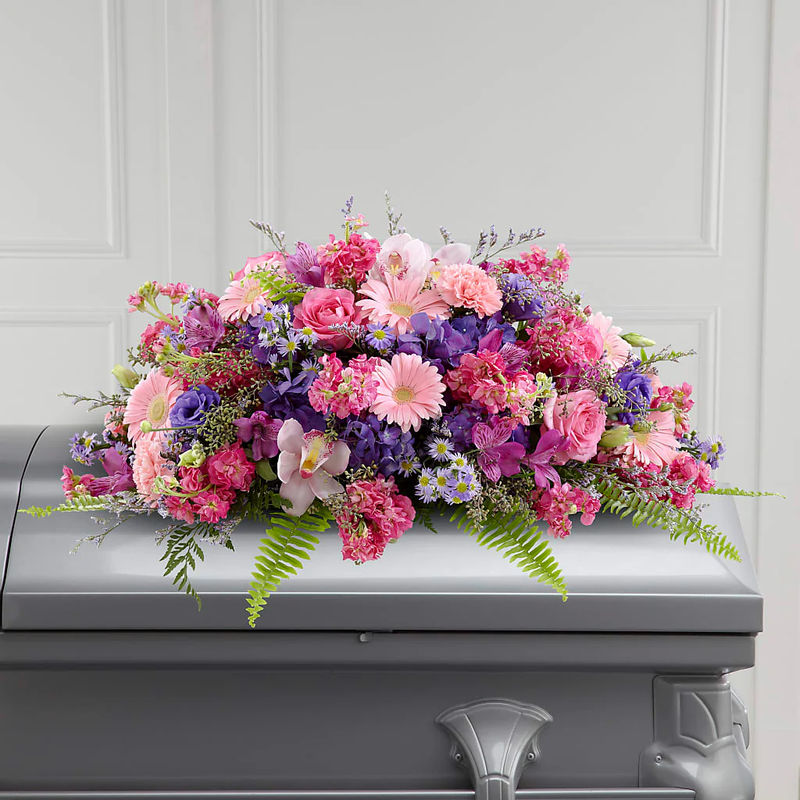 Glorious Garden Casket Spray