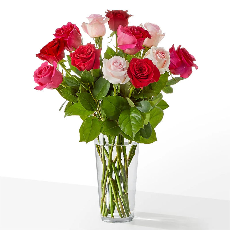 Charming Rose Bouquet - Style:Standard - 12 Roses