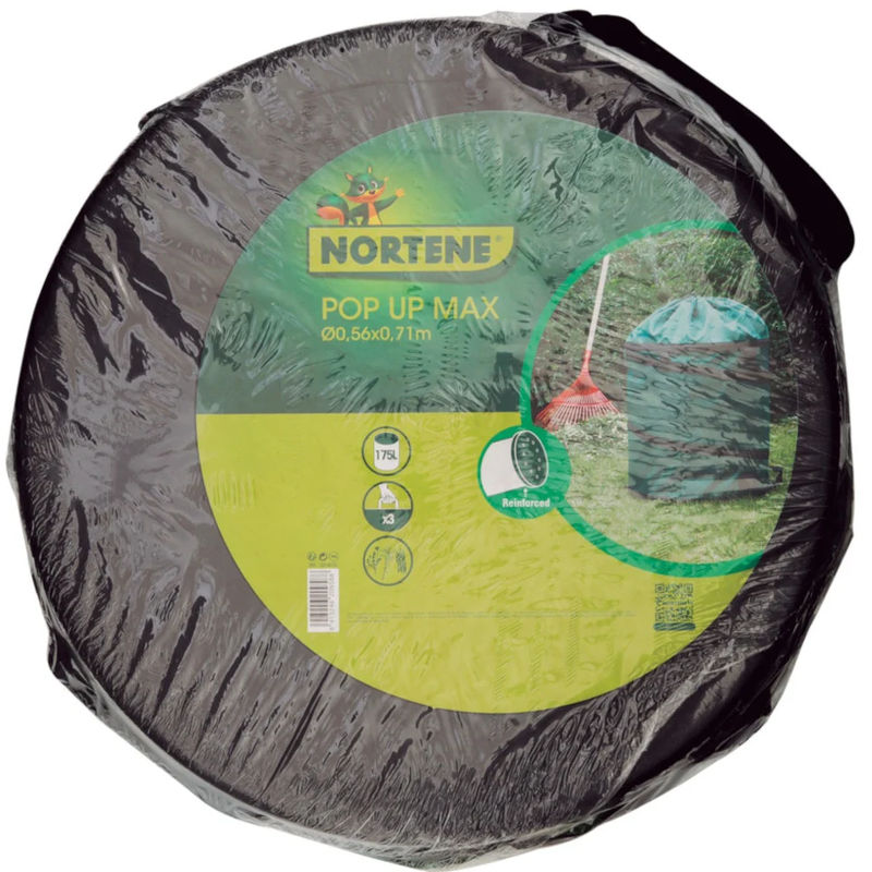Pop-up sack für grünabfall mit festem boden
