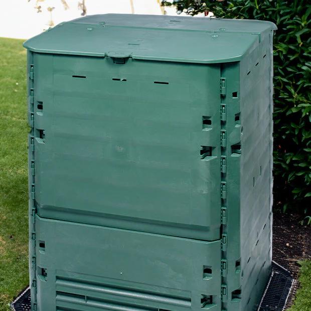 Komposter Thermo-king Grüner mit Bodengitter - Title:Das stück / 400L