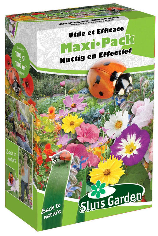 Blumenmischung Nützlicher und Wirksamer Gemüsegarten MaxiPack