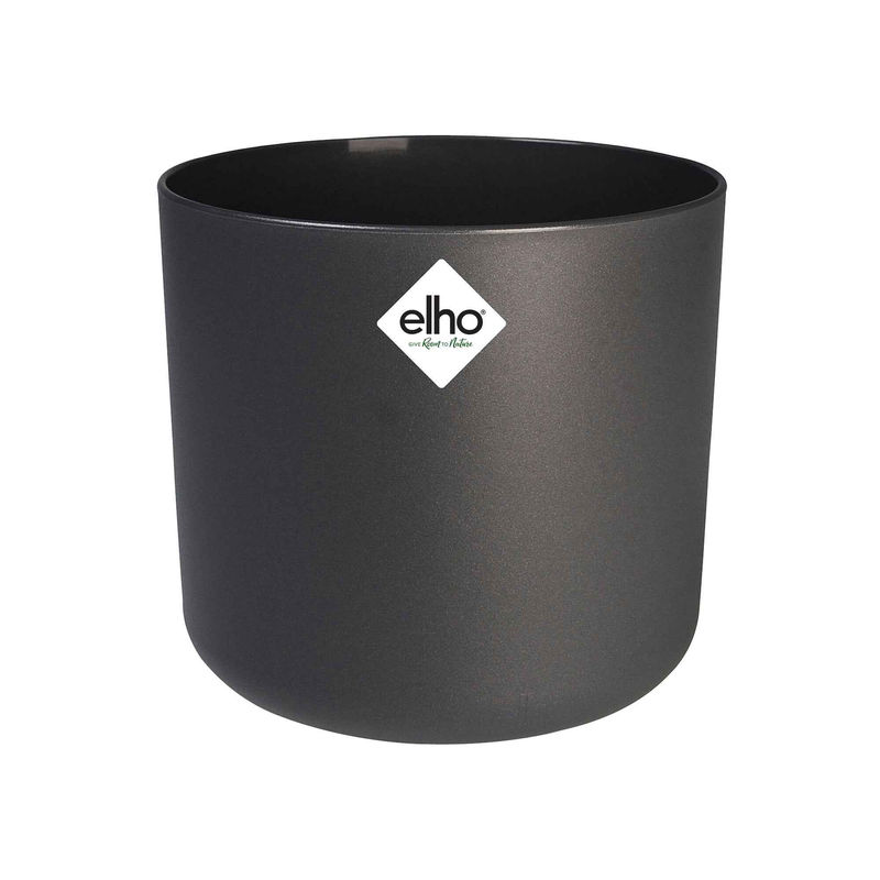 Elho Blumentopf B.for soft rund anthrazit - Title:Das stück / Ø 14cm