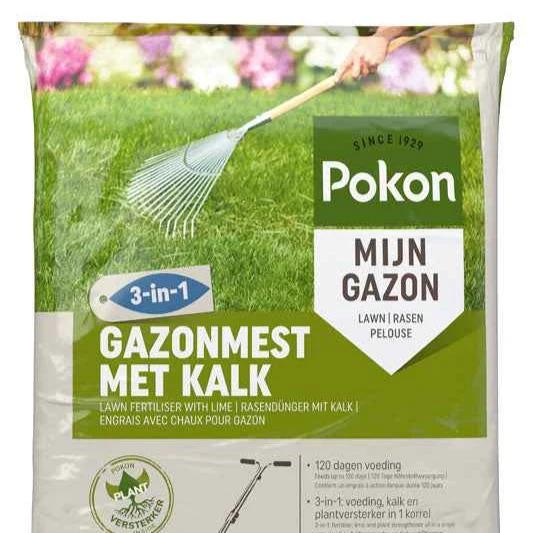 Pokon Bio Rasendünger mit Kalk - Title:Das stück / 1kg