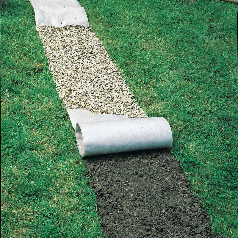 Geotextiler vlies zur drainage und stabilisierung