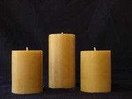 Pillar Candle-Pure Bees Wax - Size:Large