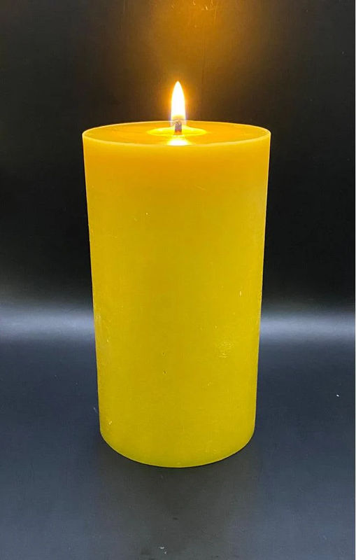 Pillar Candle-Pure Bees Wax - Size:Medium