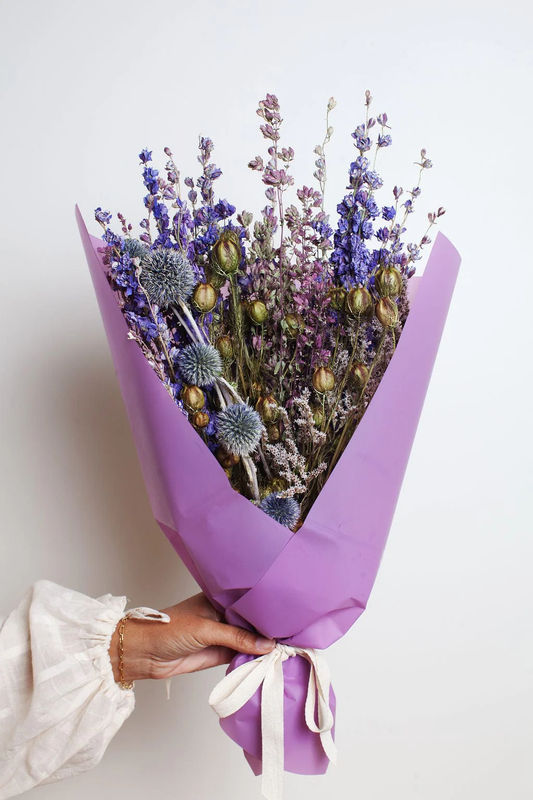 Lilac Dried Field Bouquet