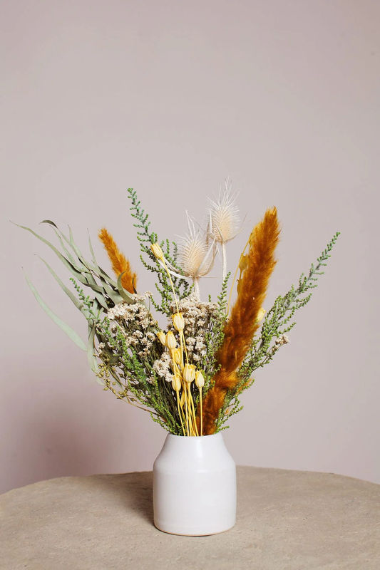 The Citrine Bouquet in 4 Sizes - Size:Mini with Bud Vase Combo