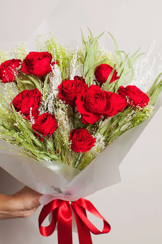 Forever Dozen Red Roses