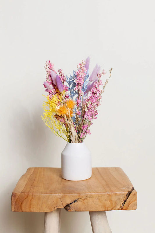 The Meadow Bouquet in 4 Sizes - Size:Mini with Bud Vase Combo