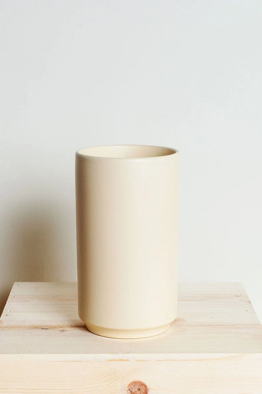 Almond Ceramic Vase