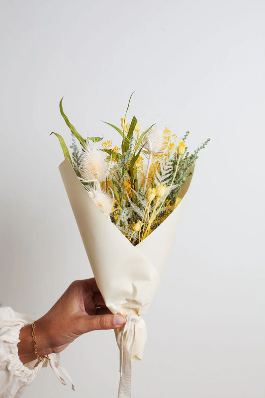 Citrine Mini Bouquet & Vase