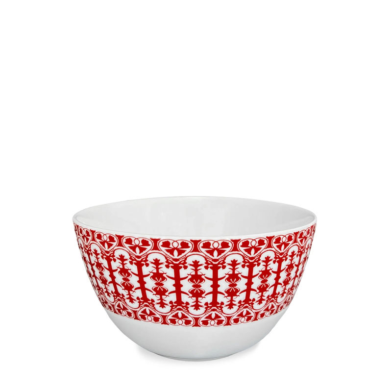Casablanca Cereal Bowl - Size:Single - Color:Casablanca Crimson