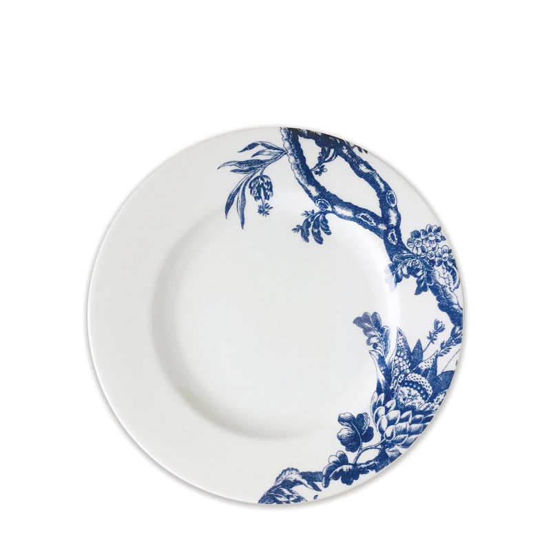 Arcadia Rimmed Salad Plate - Size:Single - Color:Arcadia Blue