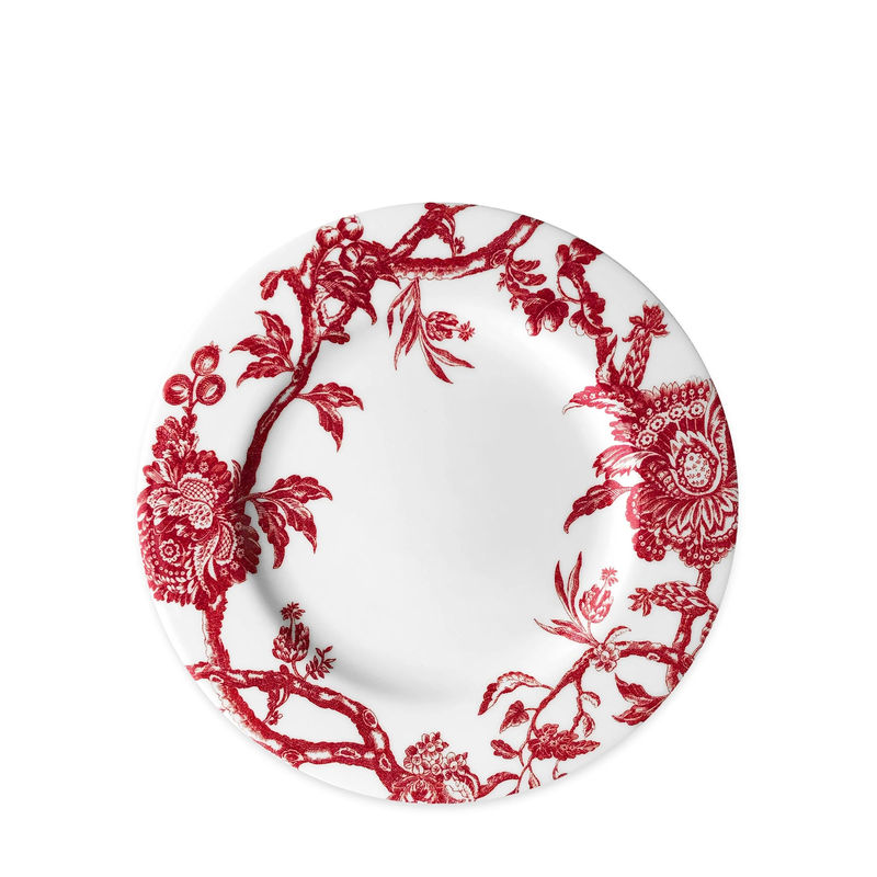 Arcadia Rimmed Salad Plate - Size:Single - Color:Arcadia Crimson