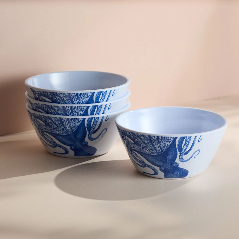 Lucy Melamine Cereal Bowls, Set of 4