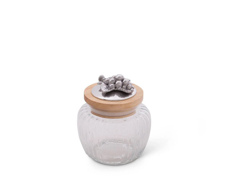 Grape Knob Glass Canisters - Size:Large  60 oz