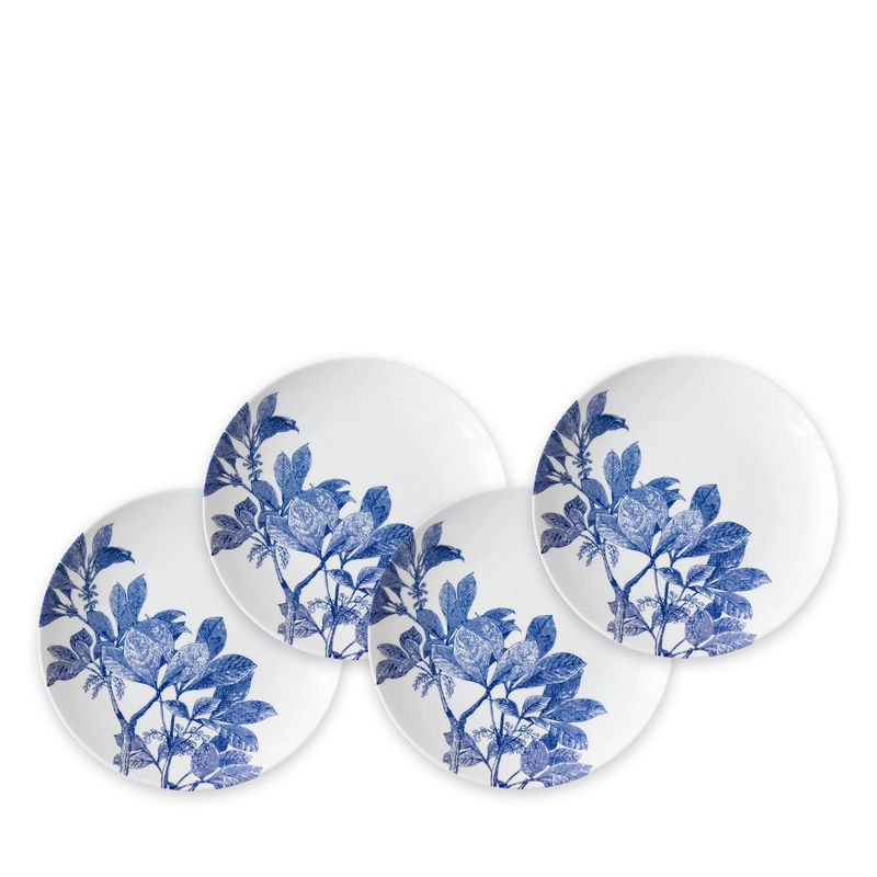 Arbor Small Plates, Set of 4 - Size:Set of 4 - Color:Arbor Blue