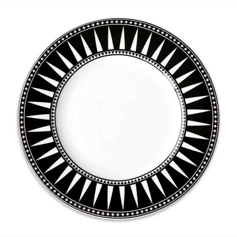 Marrakech Rimmed Dinner Plate - Size:Set of 4