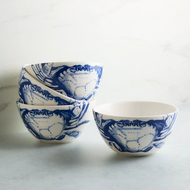 Crab Cereal Bowl - Size:Set of 4