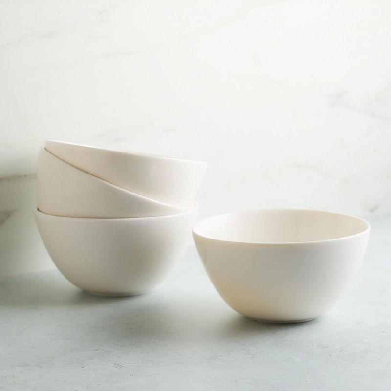 Grace Cereal Bowl - Size:Set of 4 - Color:Grace White
