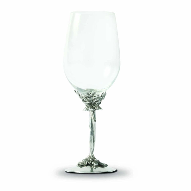 Entwined Oak Pewter Stemware - Size:White - 10" H 12.25 oz