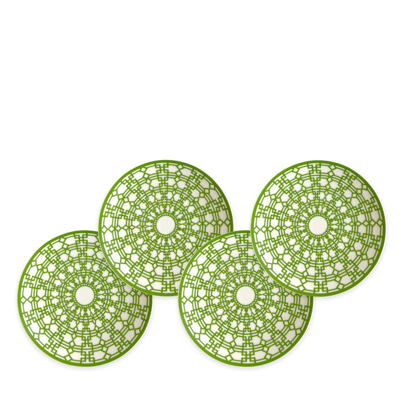 Newport Small Plates, Set of 4 - Size:Set of 4 - Color:Garden Gate Verde