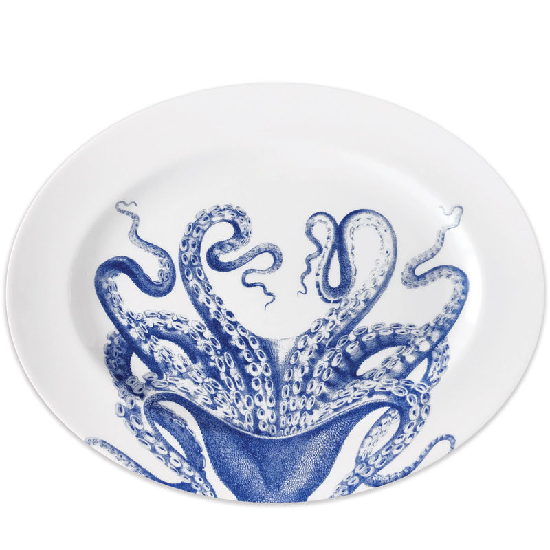 Lucy Rimmed Oval Platter