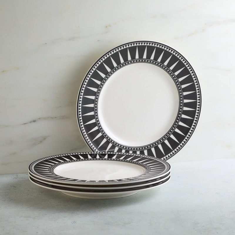 Marrakech Rimmed Salad Plate - Size:Set of 4