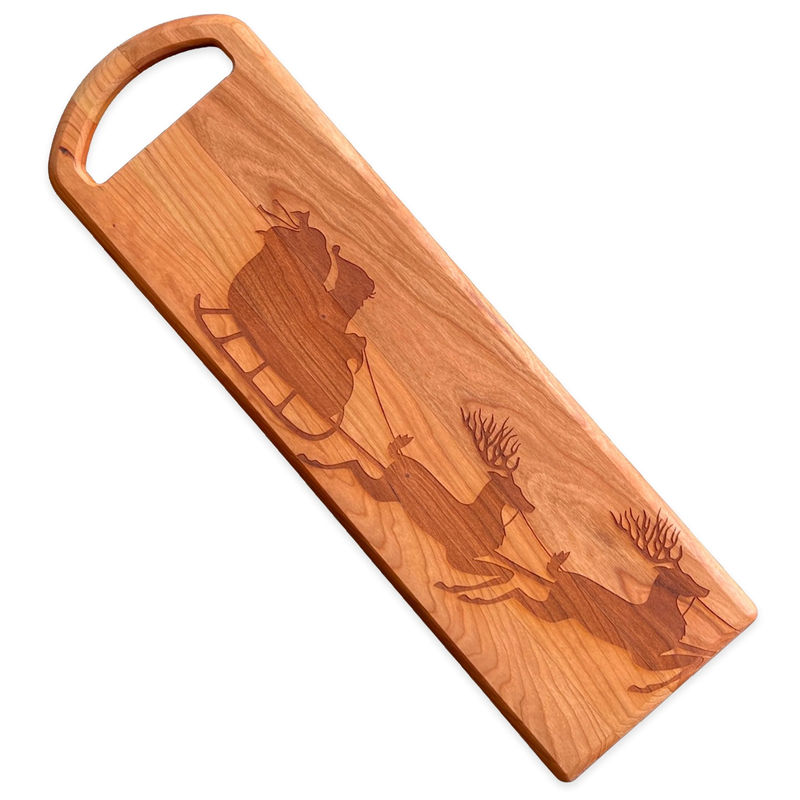 Santa's Sleigh Serving Board