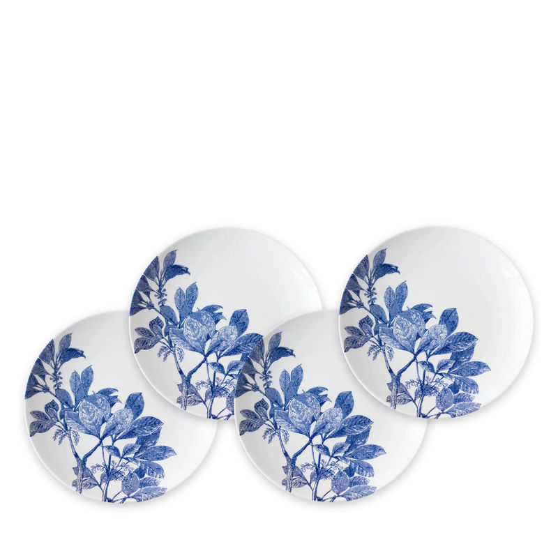 Arbor Small Plates, Set of 4 - Size:Set of 4 - Color:Arbor Blue