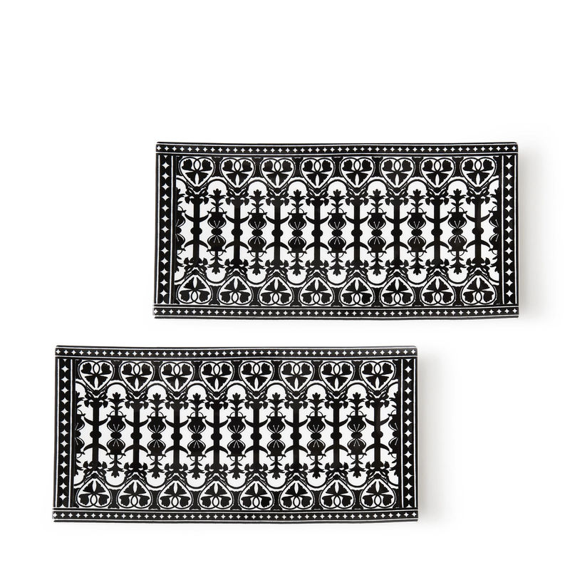 Casablanca Medium Sushi Trays, Set of 2